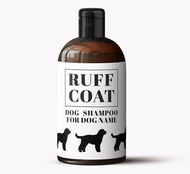 Personalised Dog Shampoo 'Ruff Coat' for {dogsName}